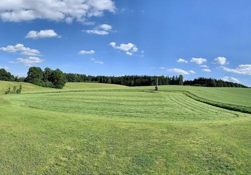 Blick vom Balkon