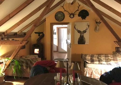 Wohn- und Schlafzimmer