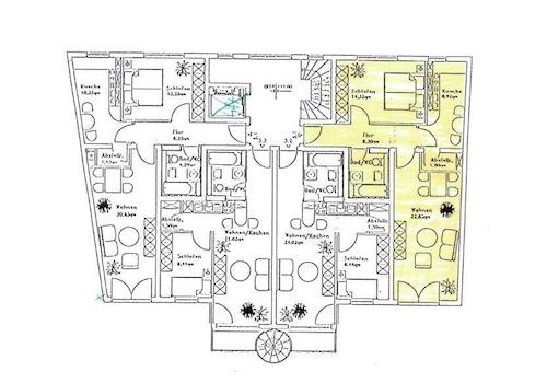 Grundriss WE 401
