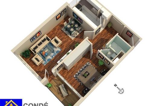 Grundriss 3D