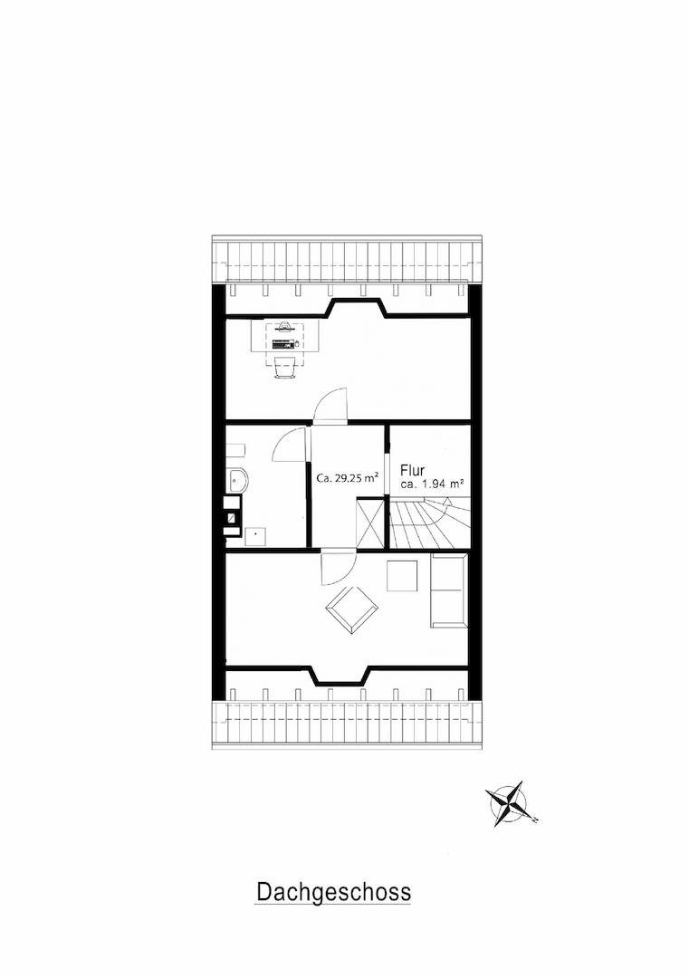 Grundriss Dachgeschoss
