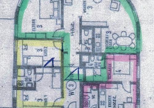Grundriss im gelben Bereich