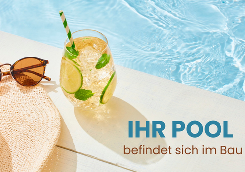 Pool befindet sich im Bau