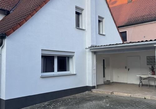 Rückseite des Hauses