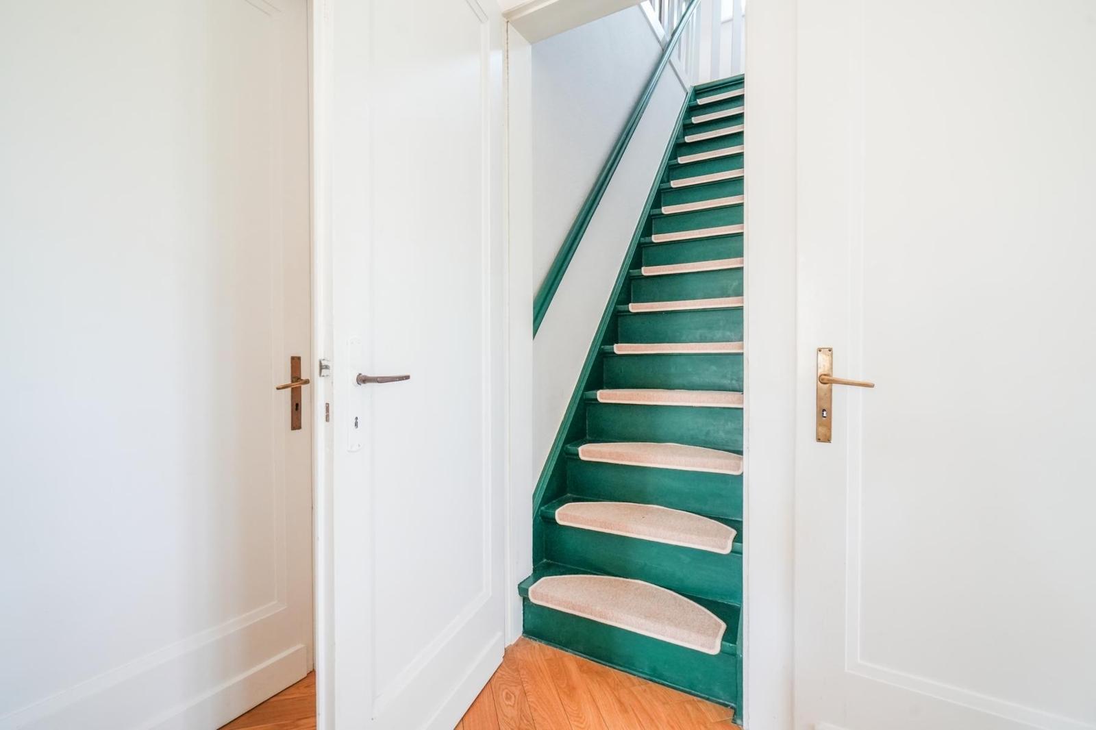 Treppe ins Dachgeschoss