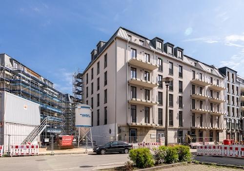 Objektansicht in Bauphase
