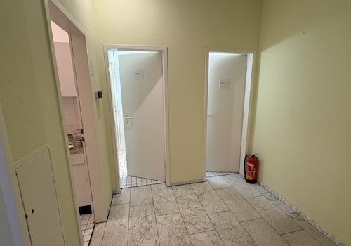 Zugang zu den WC und Küche