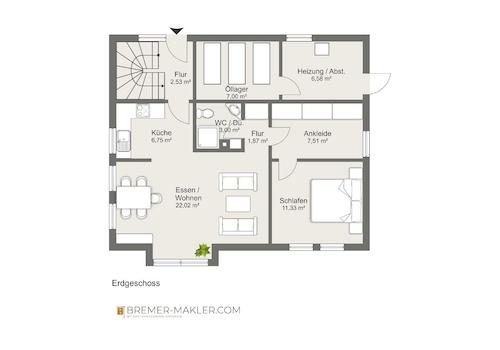 Haus Nr. 1 EG