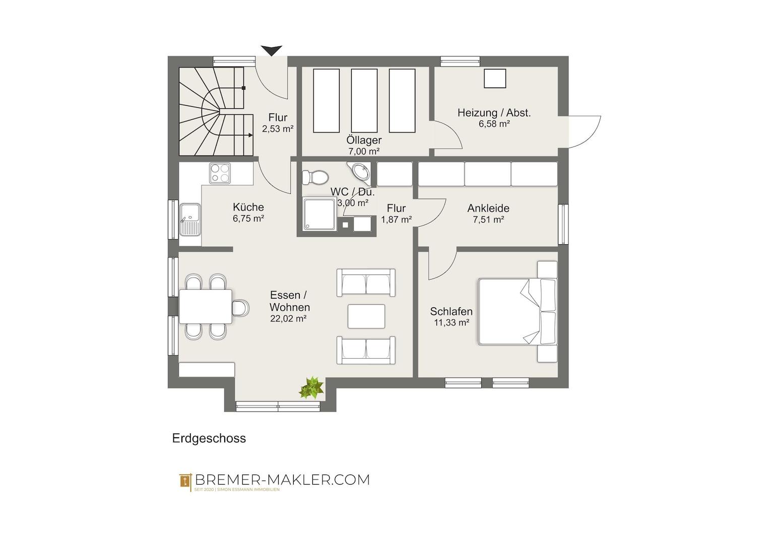Haus Nr. 1 EG