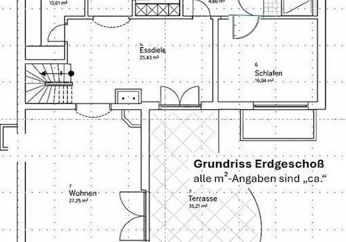 Grundriss Erdgeschoß