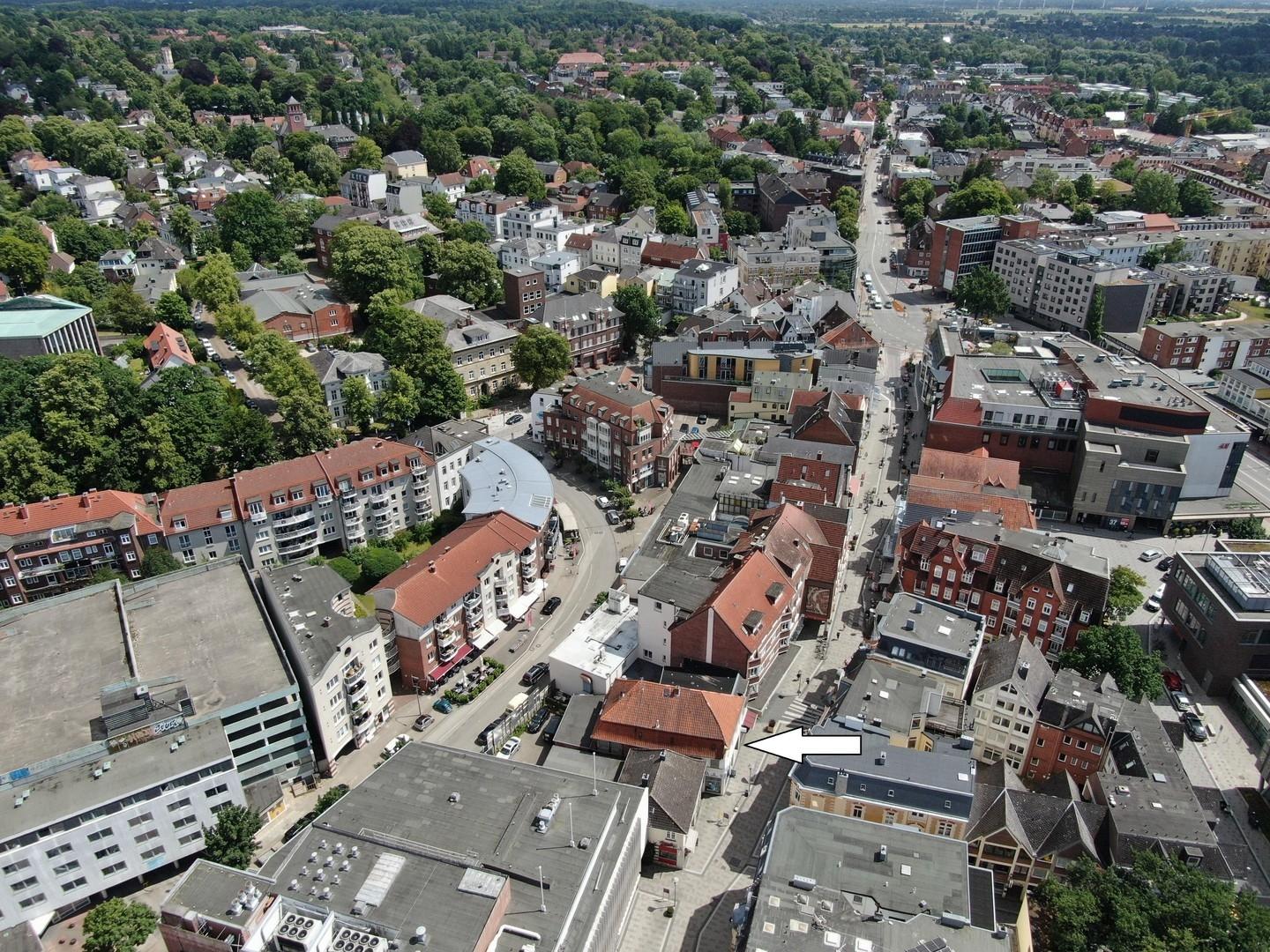 Luftbild mit Markierung 1
