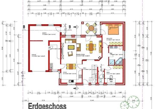 Grundriss EG 8526 Bemaßung