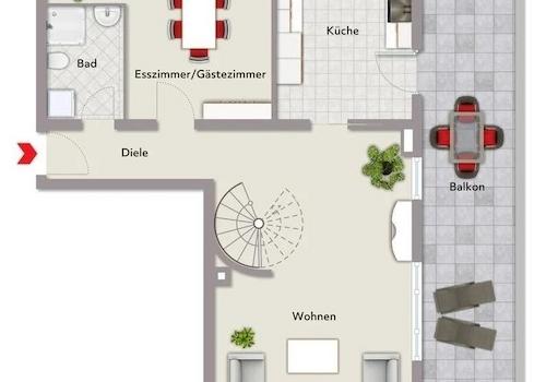 Grundriss 1. Ebene