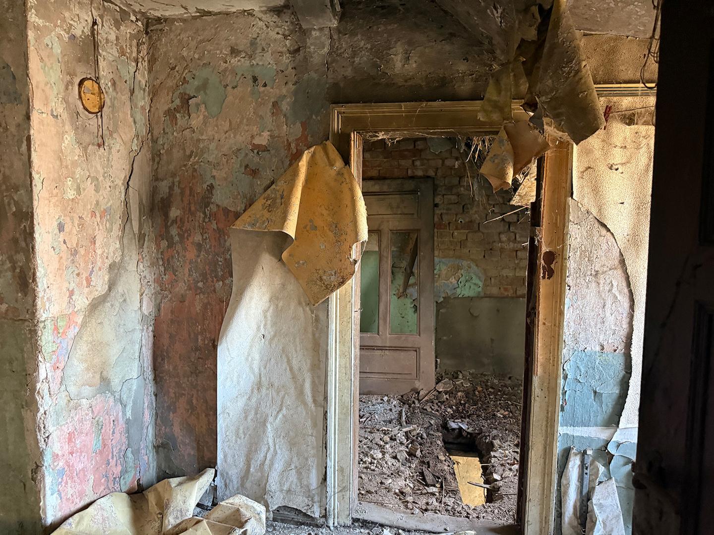 Blick in das Reihenendhaus