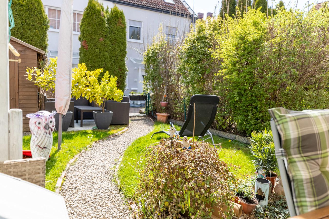 Attraktives Reihenmittelhaus mit Südgarten & Top-Lage – Bahnhof und Innenstadt fußläufig erreichbar