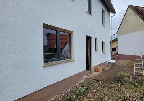 Rückseite und Eingang