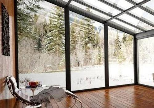 Wohnzimmer als Wintergarten 