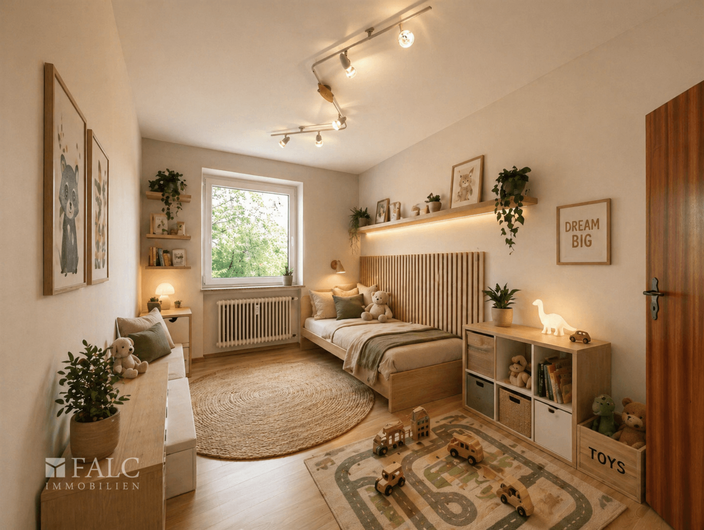 Kinderzimmer (KI-Visualisierung)