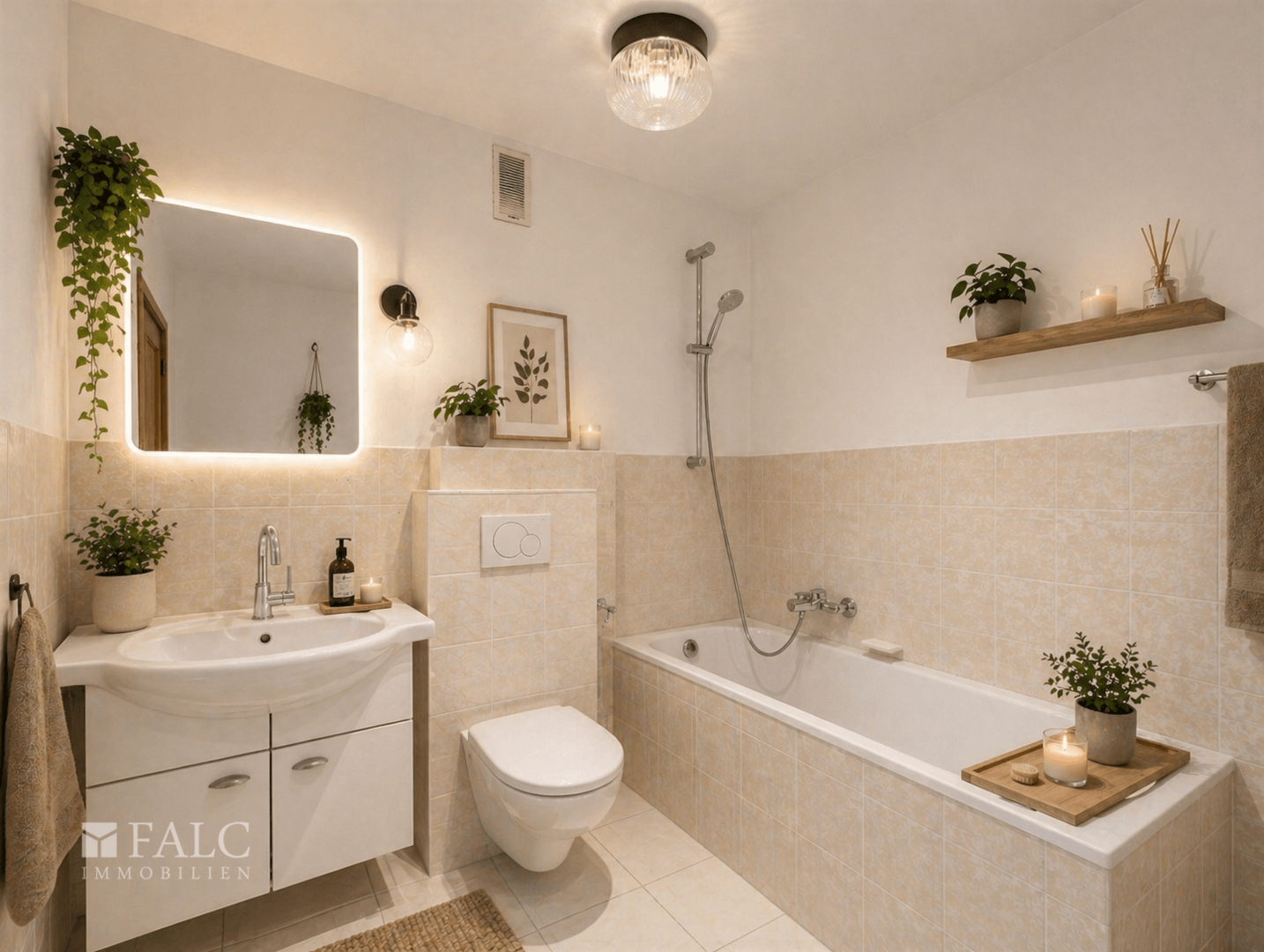 Badezimmer (KI-Visualisierung)
