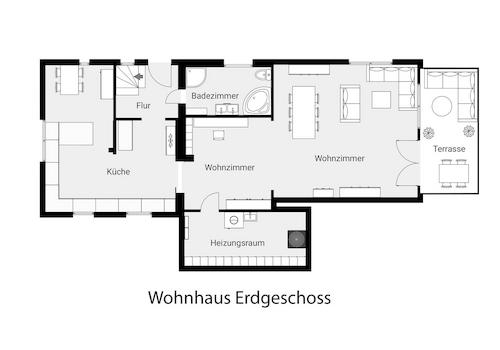 Wohnhaus Erdgeschoss
