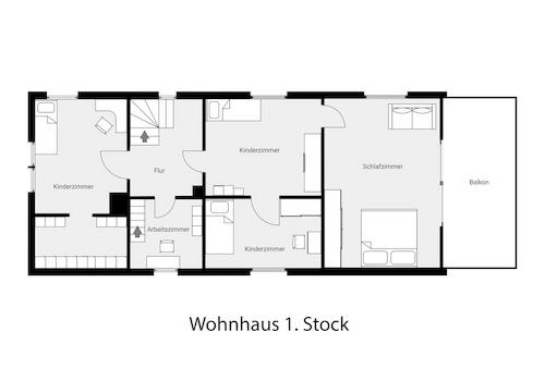 Wohnhaus Obergeschoss