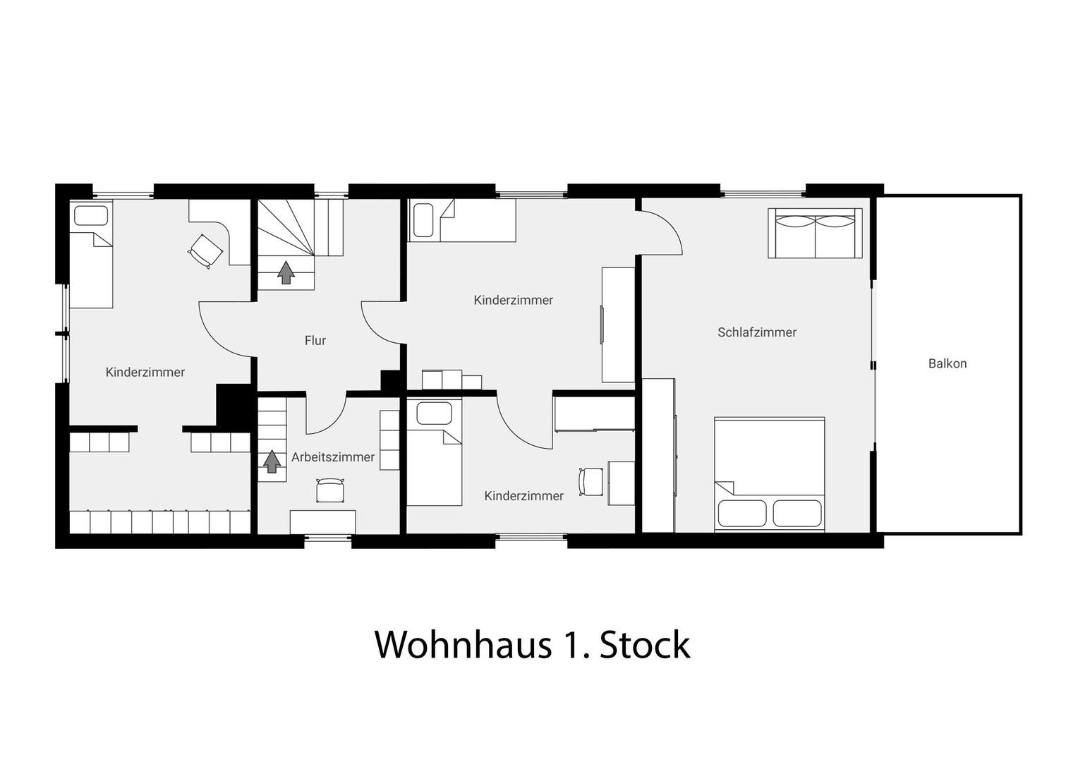 Wohnhaus Obergeschoss