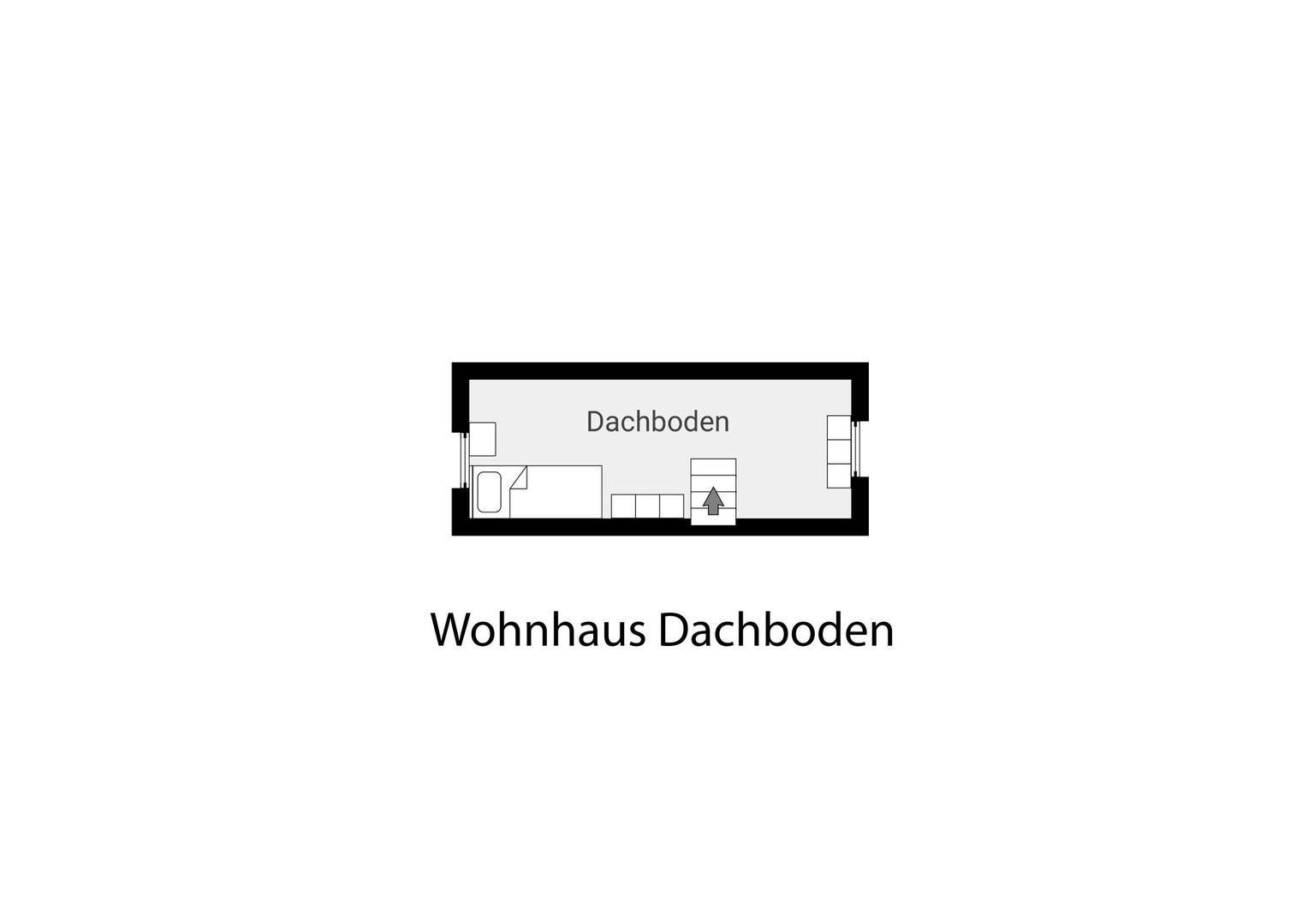 Ausgebauter Dachboden