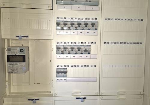 Zählerkasten mit digitalem Stromzähler