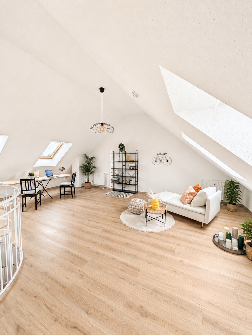 Loft mit Leseecke