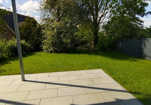 Terrasse + Gartenanteil