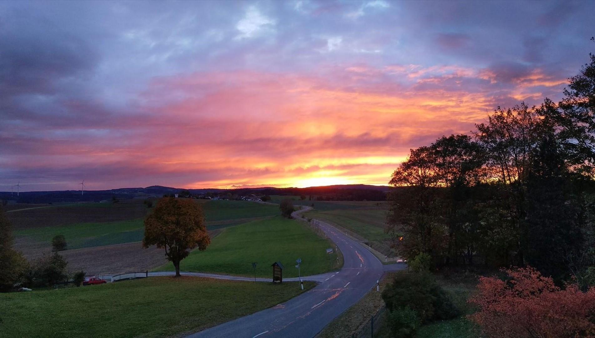 Ausblick nach West