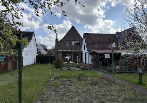 Blick aufs Haus