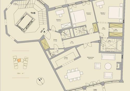 Grundriss WE16 Typ Verona