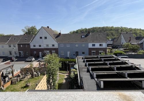 Blick vom Balkon