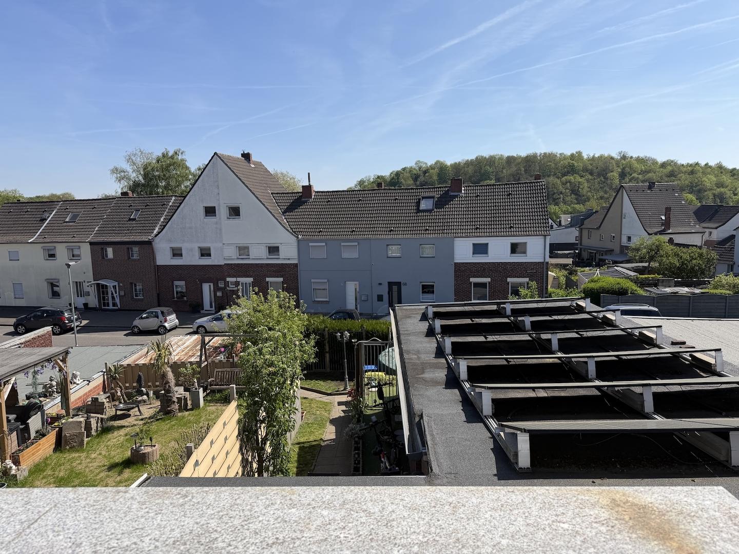 Blick vom Balkon