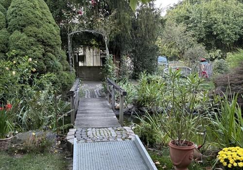 Garten Weg zum Außengelände
