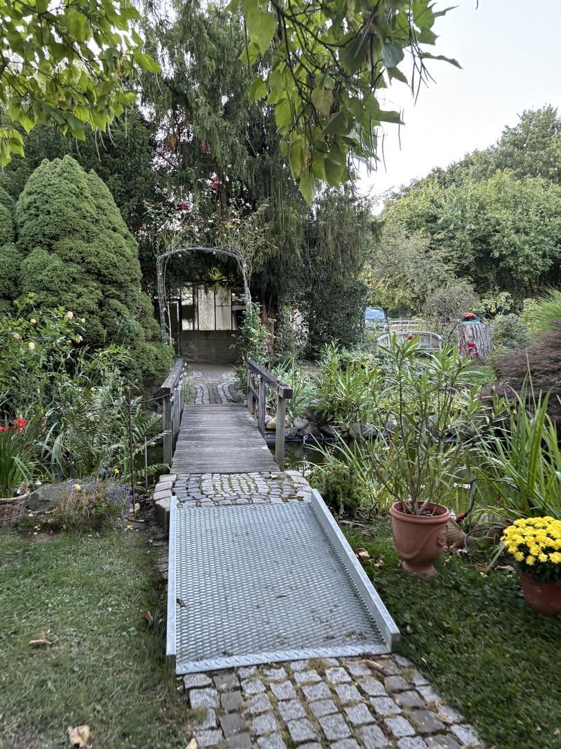Garten Weg zum Außengelände