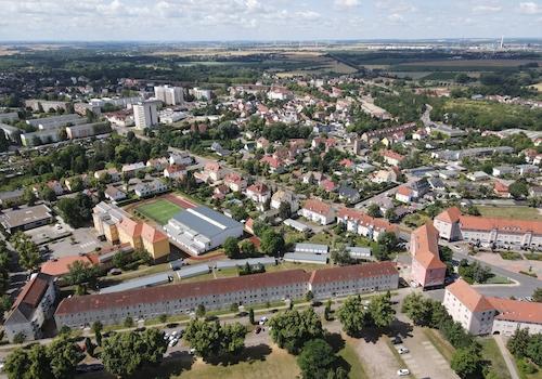 Blick über Bad Dürrenberg