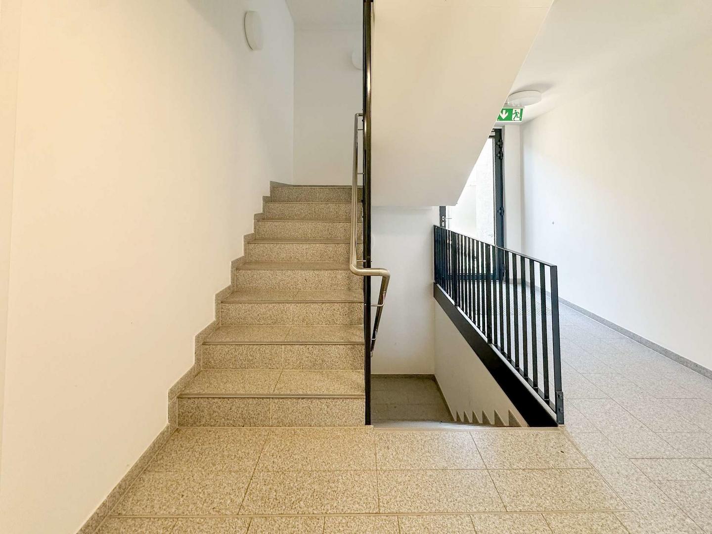 Gepflegtes Treppenhaus