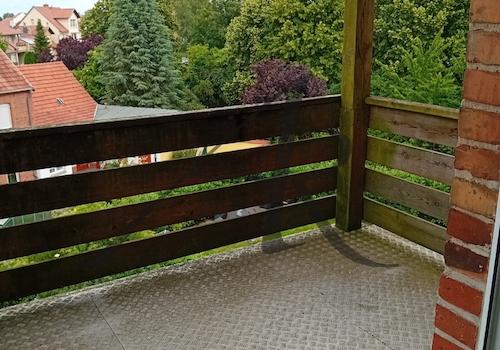 Balkon mit Blick ins Grüne