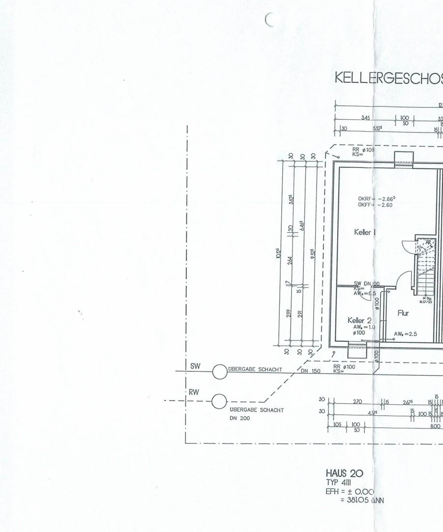 Grundriss Keller