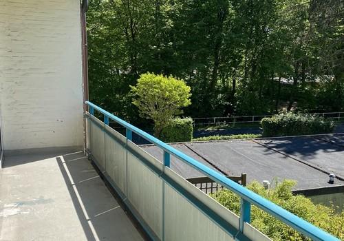 Balkon Blick ins Grüne