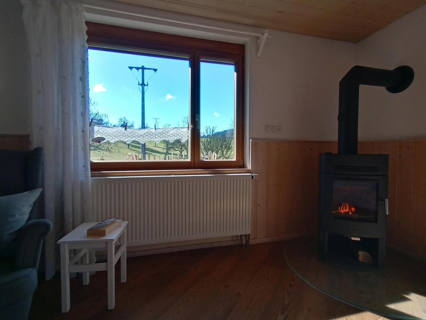 Ausblick Wohnzimmer UG