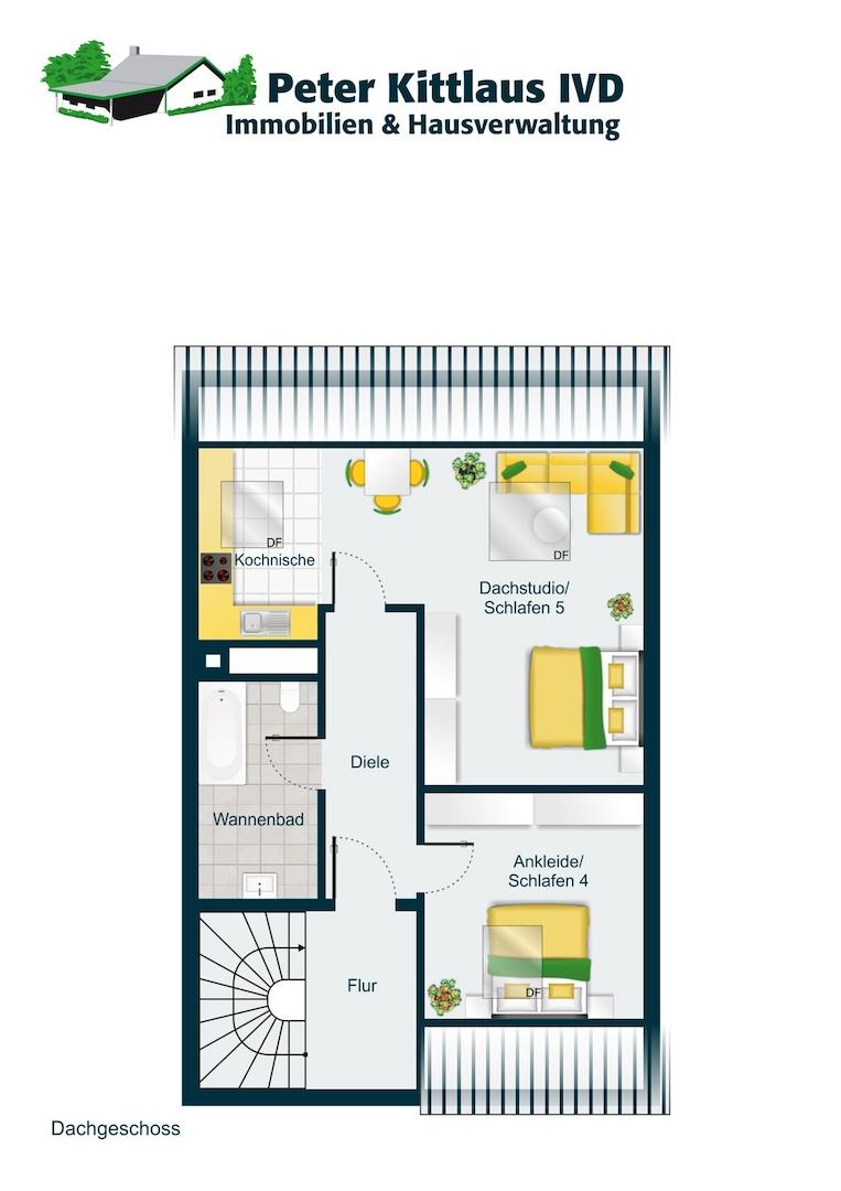 Grundriss Dachgeschoss