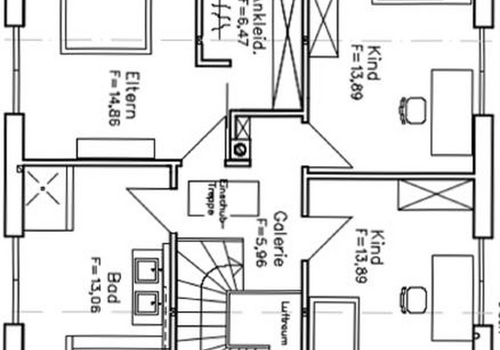 Grundriss Obergeschoss
