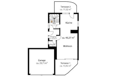 Grundriss Erdgeschoss
