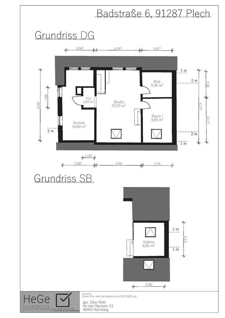 Grundriss DG mit SB Badstraße 6, 91287 Plech (Seit