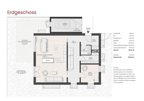 Erdgeschoss - Option 1