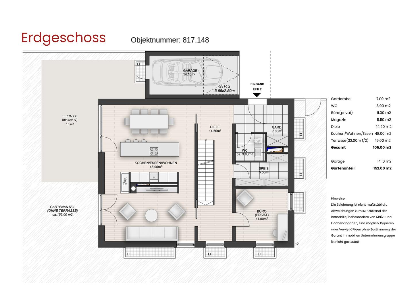 Erdgeschoss - Option 2