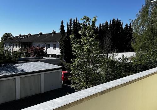 Blick vom Balkon